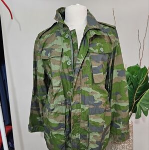 J CREW - Camouflage Military Style Jacket